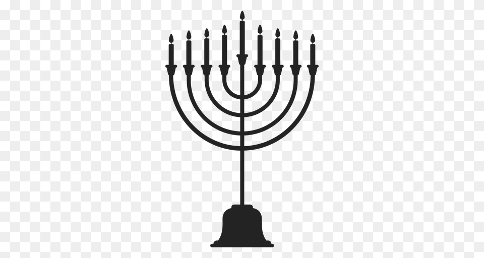 Hanukkah Menorah Candle Stand Icon, Festival, Hanukkah Menorah Free Transparent Png