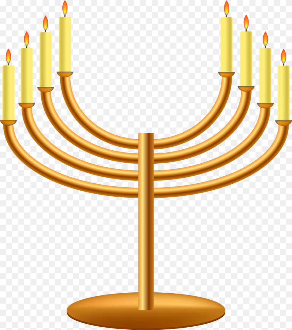 Hanukkah Menorah Clip Art Free Png Download