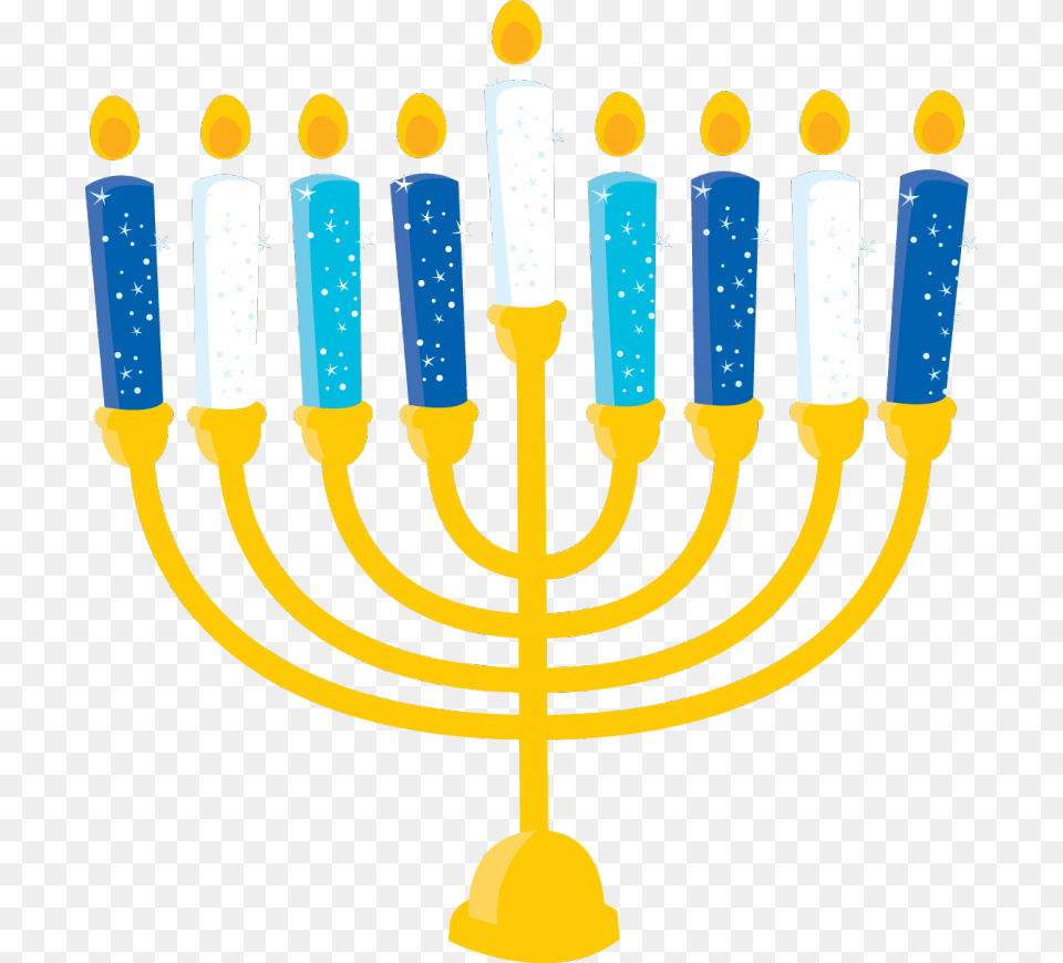 Hanukkah Menorah Clipart, Festival, Hanukkah Menorah, Candle, Chandelier Free Png