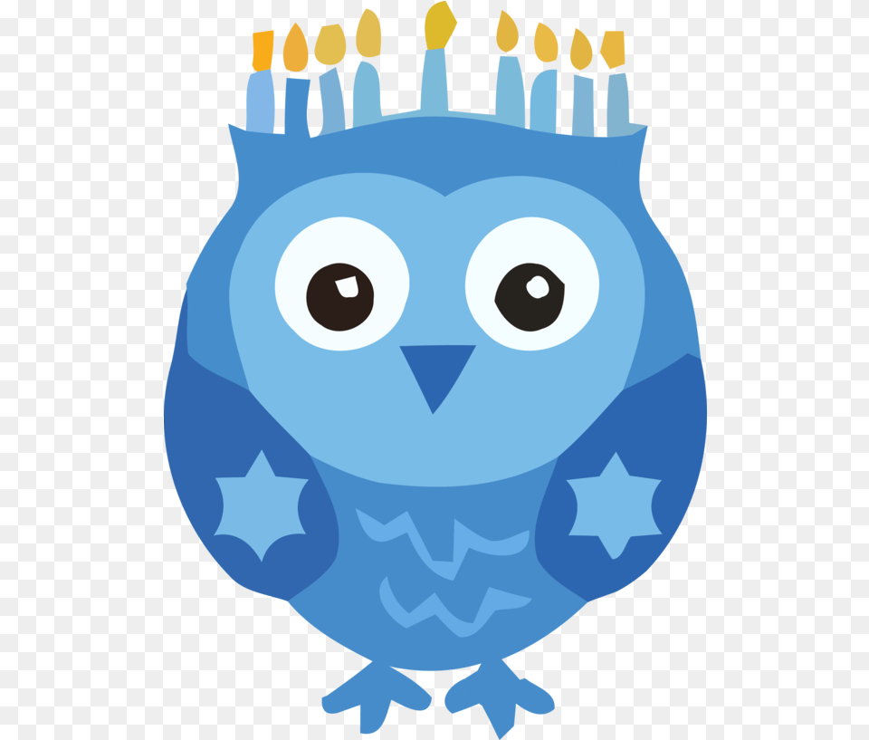 Hanukkah Owl Cartoon Bird Of Prey Clip Art, Person, Baby, Food, Dessert Free Transparent Png