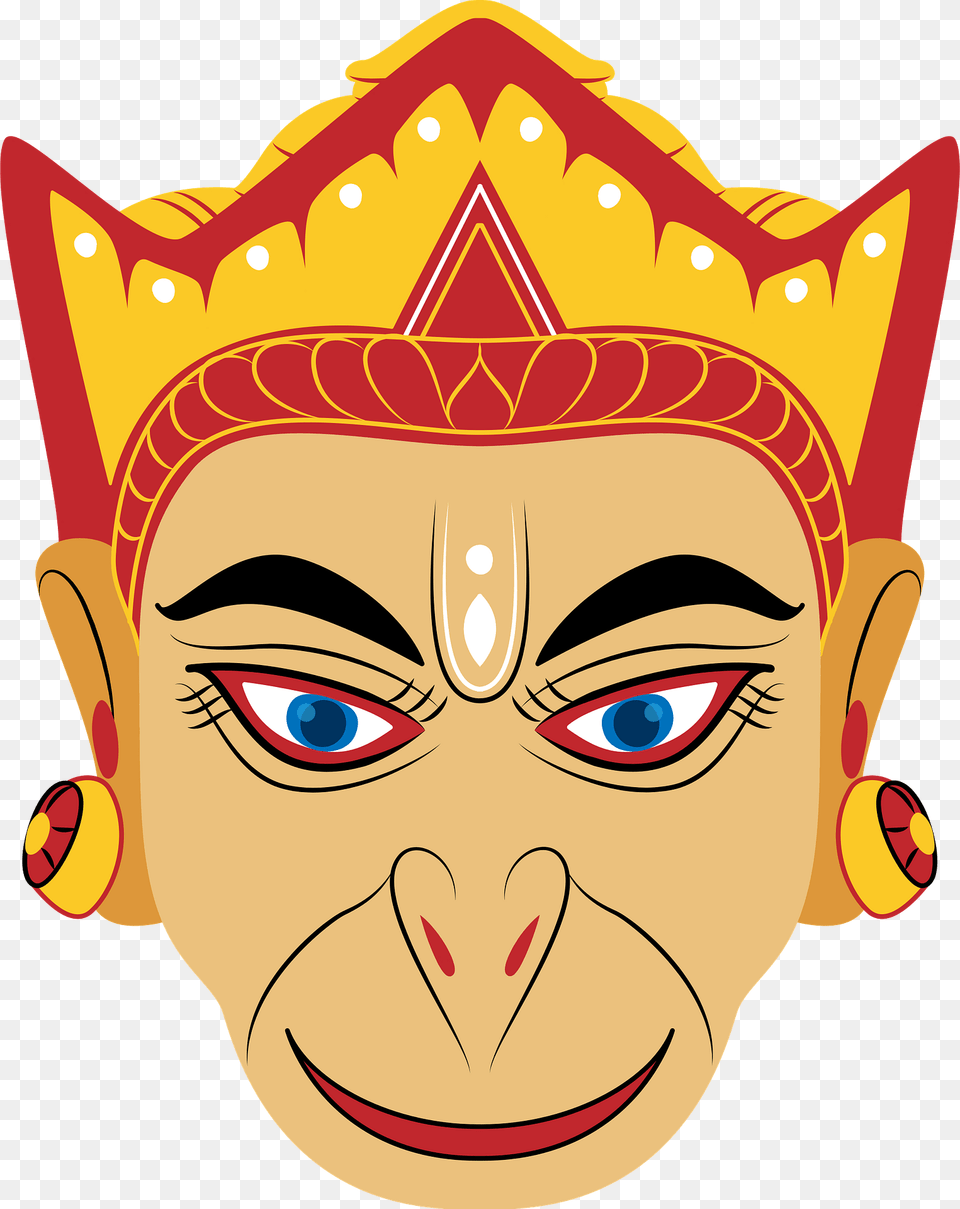 Hanuman Face Clipart, Art, Head, Person, Baby Free Png Download