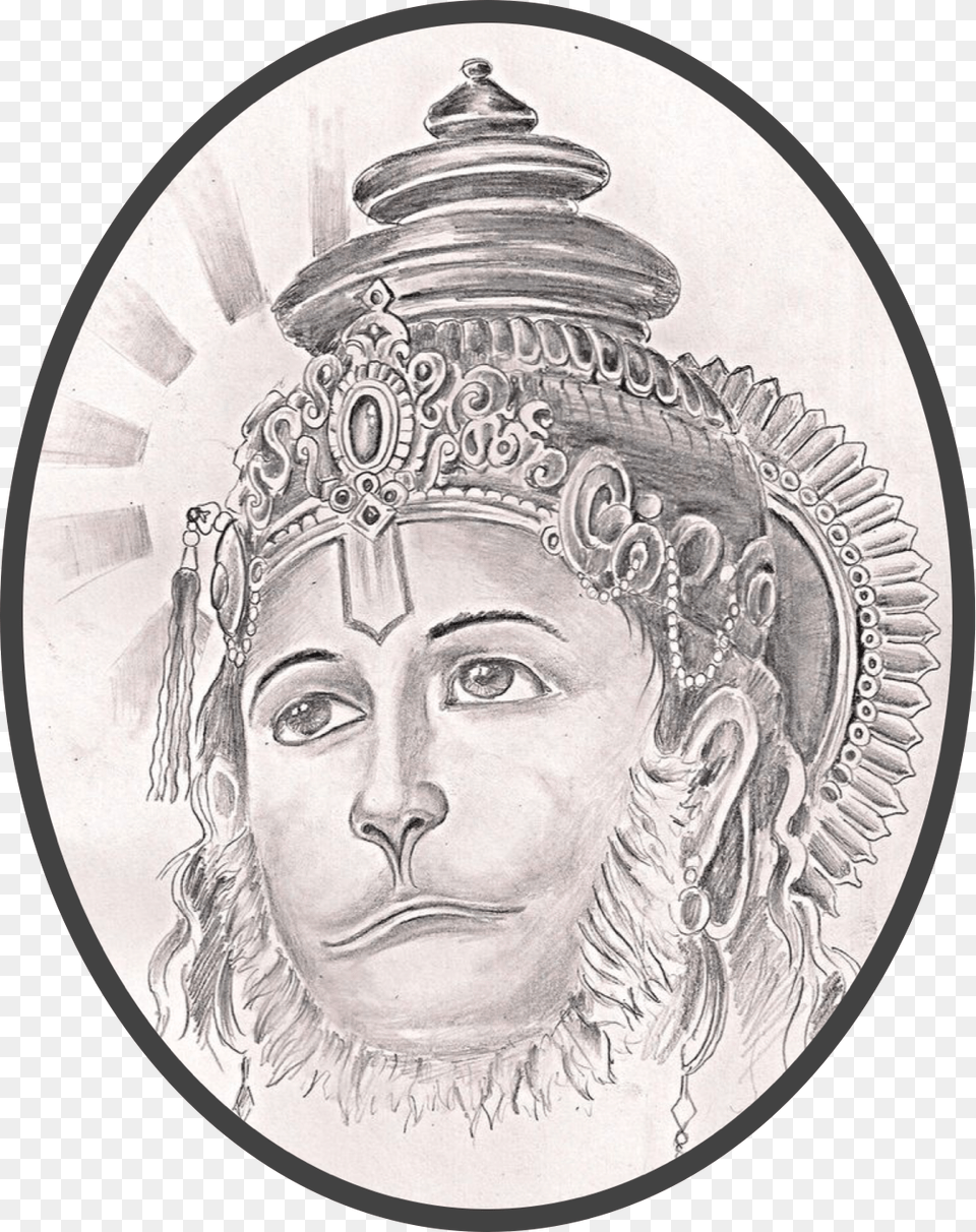 Hanuman Ji Good Morning Quotes Pencil Sketch Of Hanuman Ji, Photography, Art, Adult, Person Png