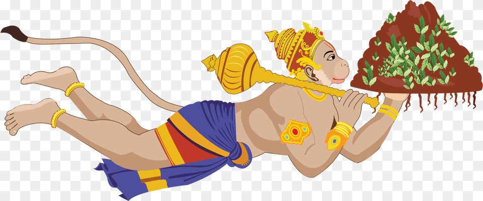 Hanuman Ji Vector Designing Hanuman Vector, Adult, Female, Person, Woman Png