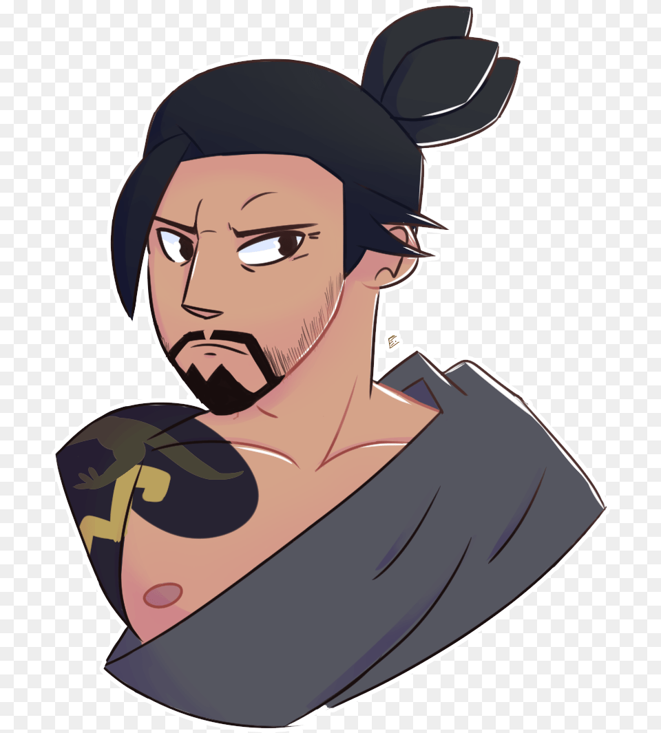 Hanzo Cartoon, Adult, Person, Man, Male Free Transparent Png