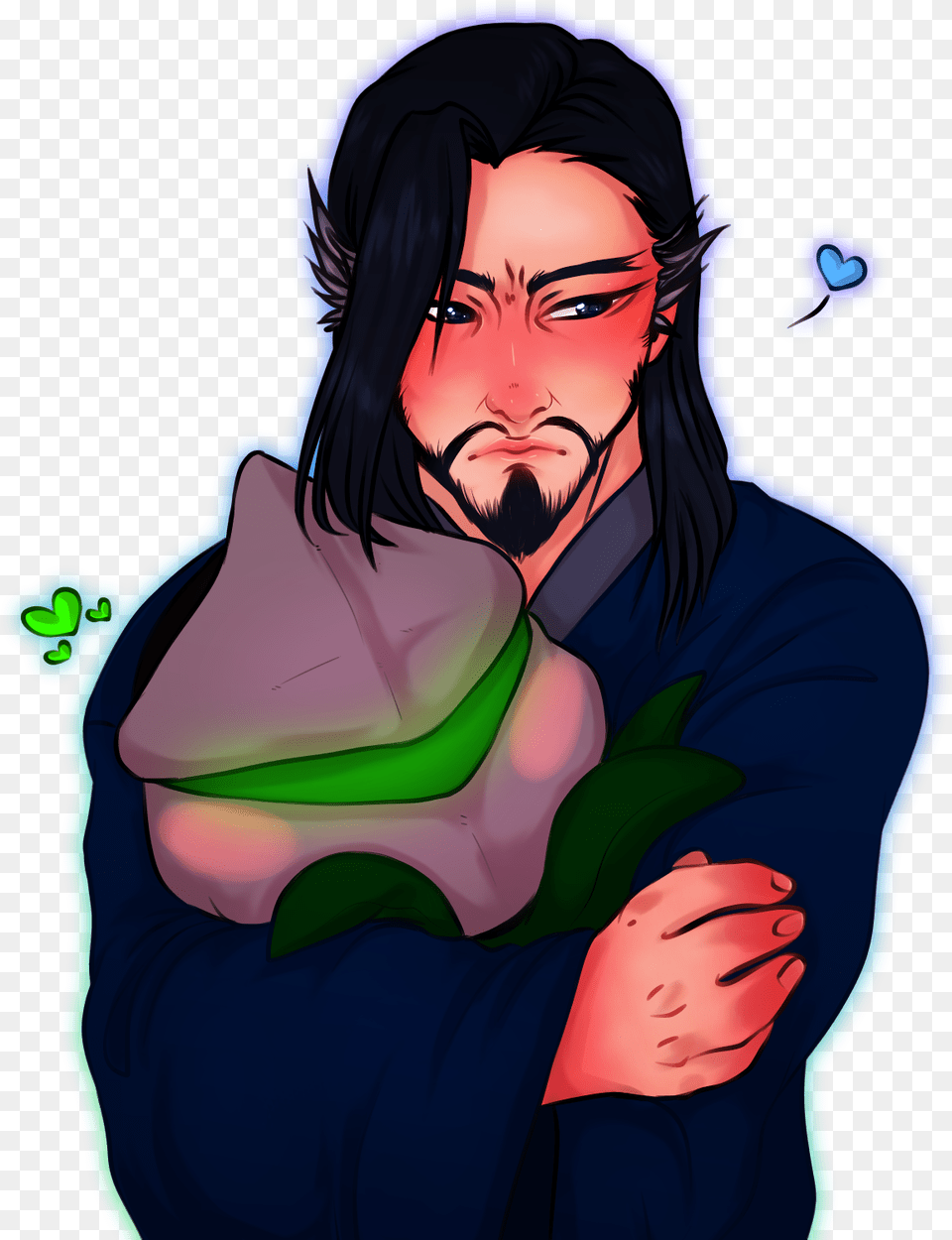 Hanzo Fanart Fur, Adult, Person, Man, Male Free Png