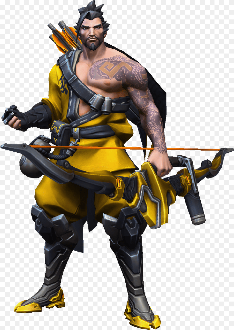 Hanzo Hd Figurine, Adult, Person, Man, Male Png Image