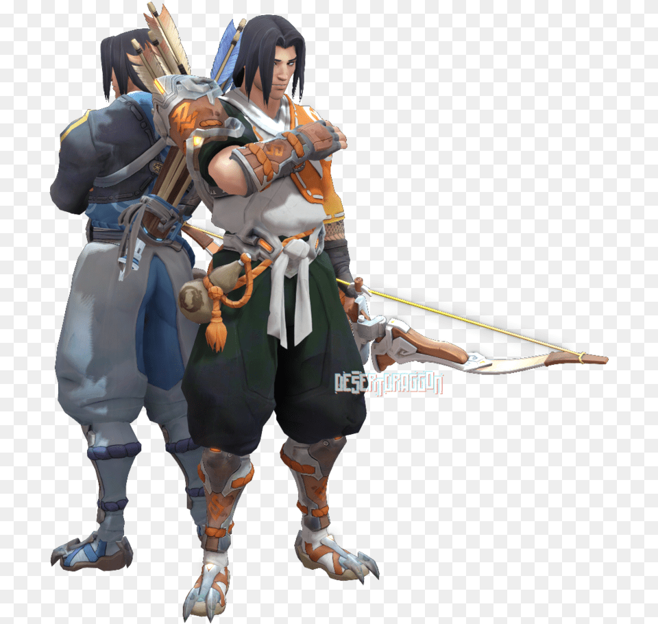 Hanzo Mmd Hanzo, Archer, Archery, Bow, Weapon Png Image