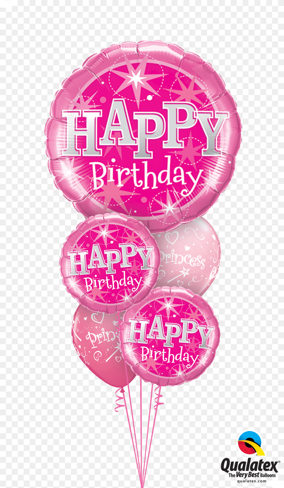 Haopy Birthday Pink Bouquet Pink Happy Birthday Balloon Bouquet Free Transparent Png