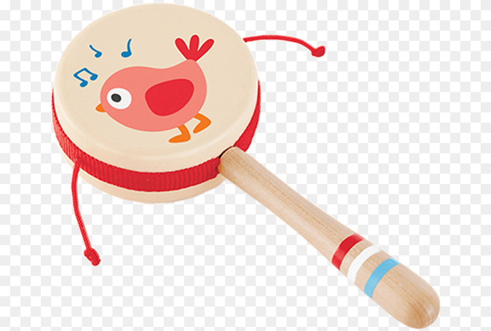 Hape New Live Baby Rattle Wooden Hand Drum Children Wooden 6 Months Baby Toys, Toy, Smoke Pipe Png