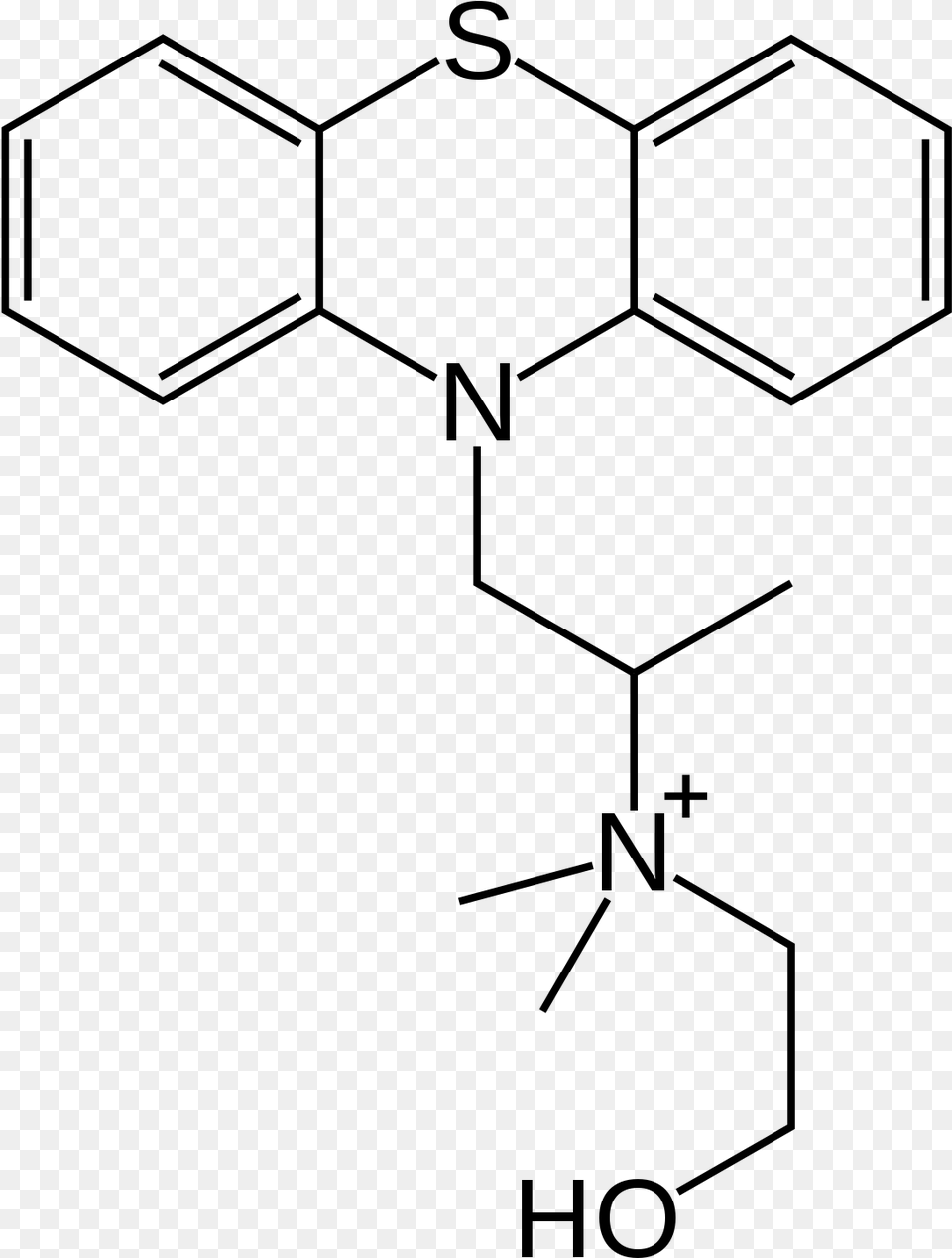 Happiness Molecule Serotonin Molecule Necklace For, Gray Png Image