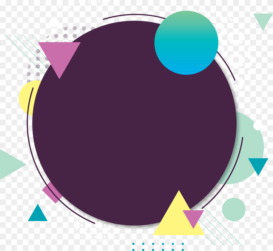 Happry Birthday Centered Circle Circle, Sphere, Art, Graphics Png Image