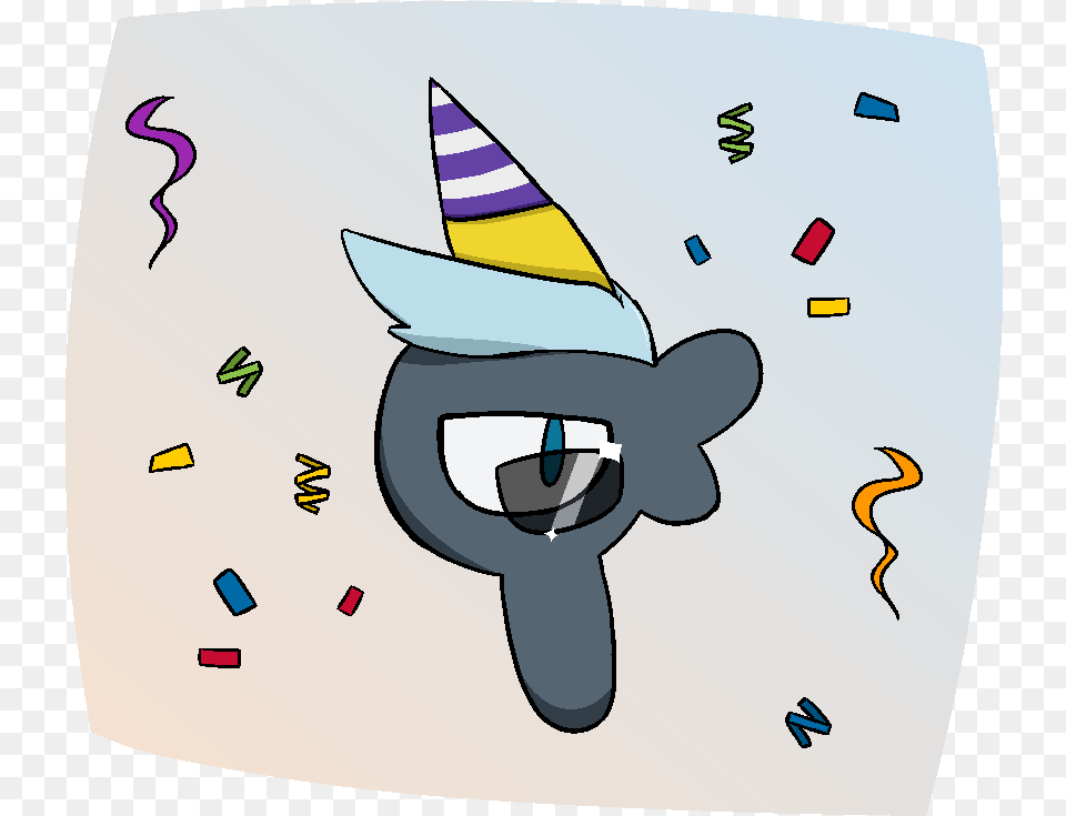 Happy 1000th Tpp Also Here39s Me Partying, Clothing, Hat, Art Free Png Download