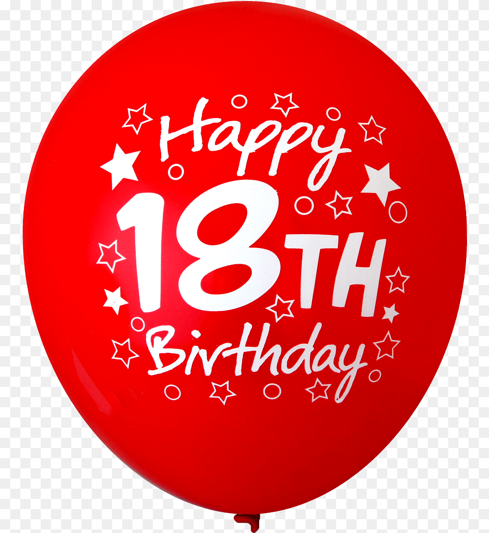 Happy 18th Birthday Balloons Balloon Png Image
