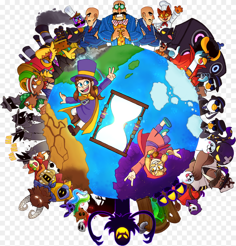 Happy 1st Anniversary To A Hat In Time I Love This Hat In Time All Characters, Baby, Person, Art, Graphics Png