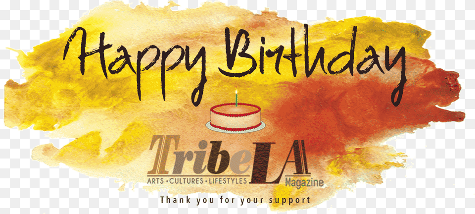 Happy 1st Birthday Text Happy Birthday From Tribe, Advertisement, Poster Png Image