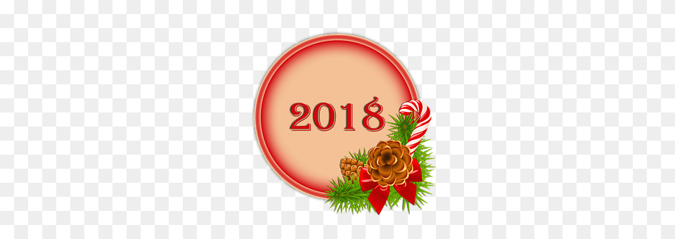 Happy 2018 Conifer, Plant, Tree Free Png Download