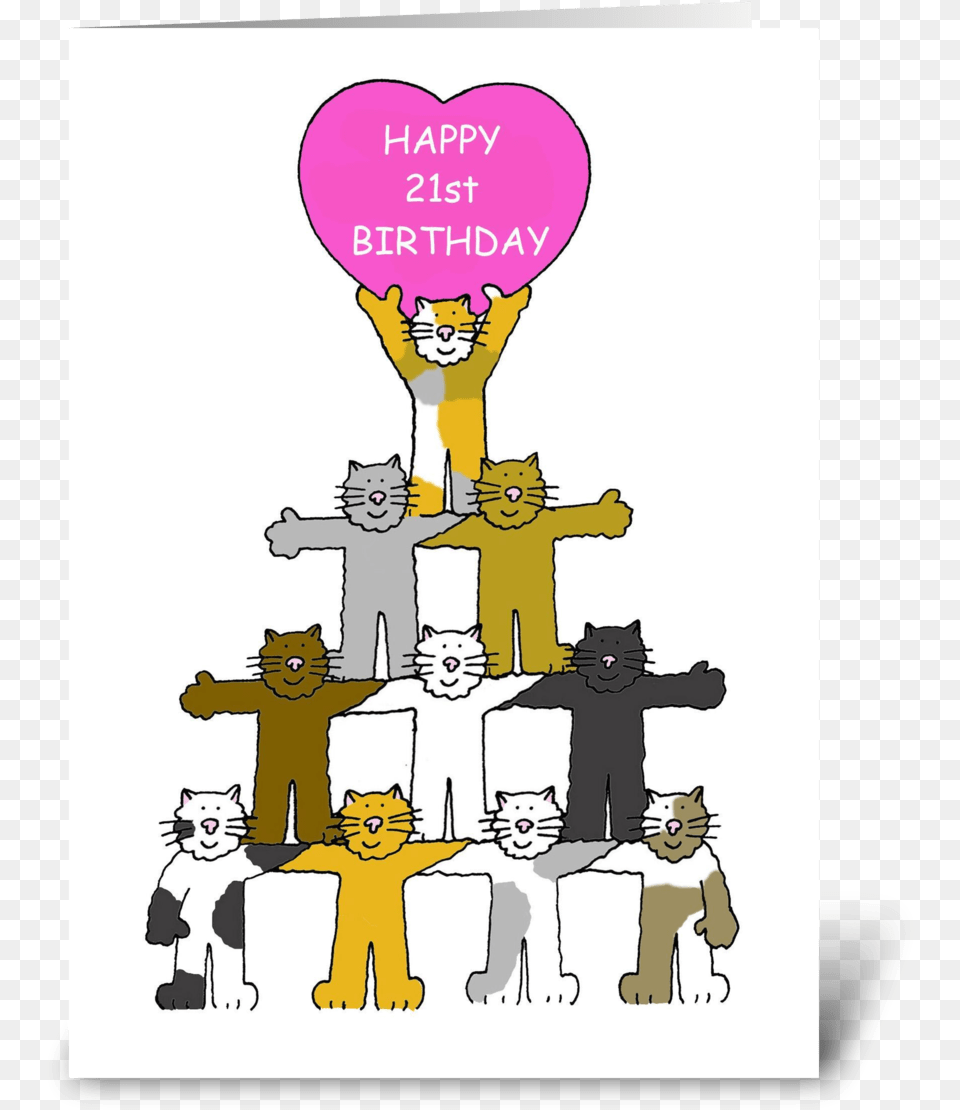Happy 21st Birthday Cute Cats Cat Happy Diwali Wishes, Book, Comics, Publication, People Png