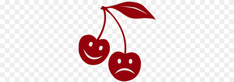 Happy Cherry, Food, Fruit, Plant Free Png Download