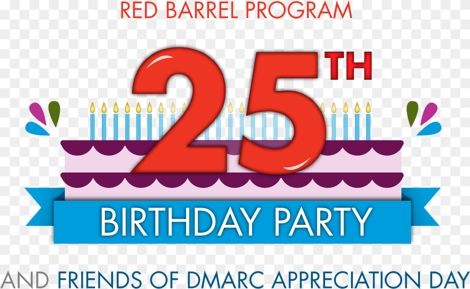 Happy 25th Birthday Background Happy 25th Birthday, Food, Birthday Cake, Cake, Cream Free Transparent Png