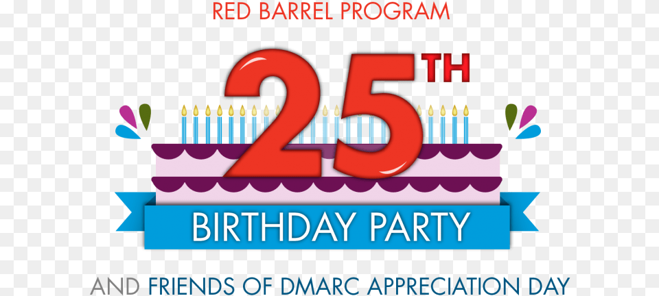 Happy 25th Birthday Transparent Background U2013 Happy Birthday 25, Food, Birthday Cake, Cake, Cream Free Png Download