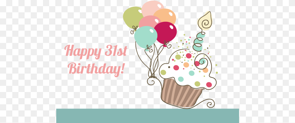 Happy 31st Birthday To Our Angel 31st Birthday Clip Art, Cake, Cream, Cupcake, Dessert Png