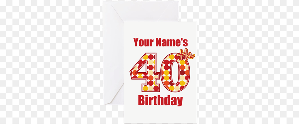 Happy 40th Birthday Personalized Greeting Card By Personalized Happy 50th Birthday Personalized Sticker, Number, Symbol, Text Png
