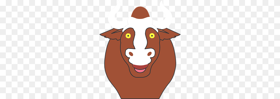 Happy Animal, Mammal, Bull, Ox Free Transparent Png