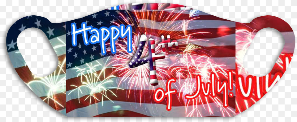 Happy 4th July Face Cover Face Covers Made In The Usa Happy Fourth Of July Images 2020, Paint Container, Palette Free Transparent Png