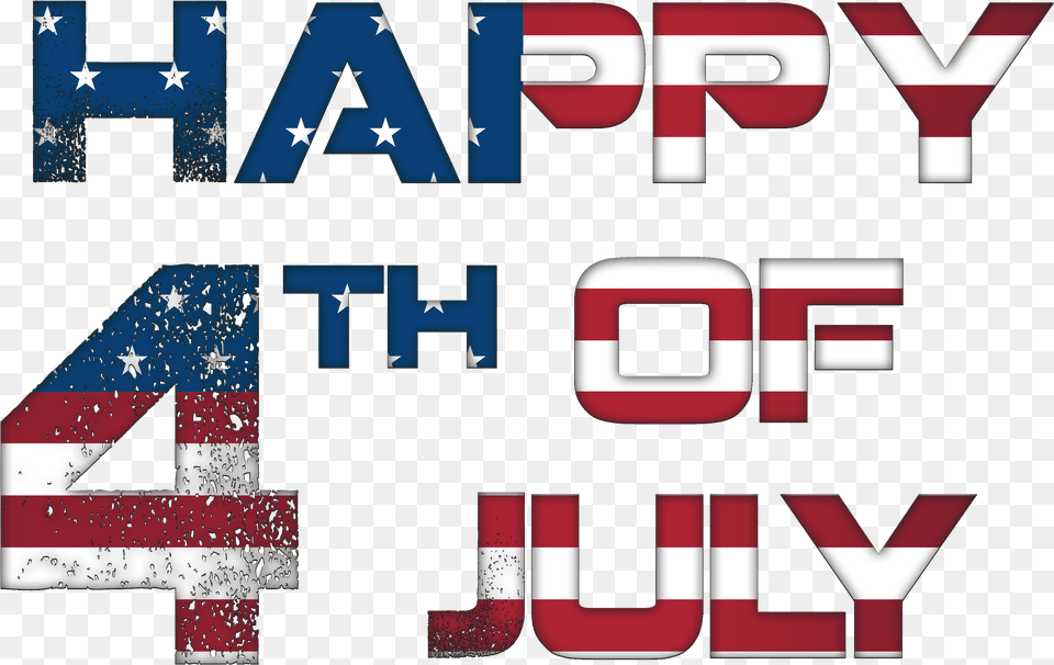 Happy 4th July Usa Clip Art Happy 4th Of July, Text, Symbol Png Image