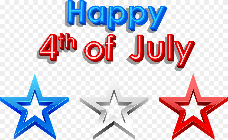 Happy 4th Of July, Star Symbol, Symbol Png Image