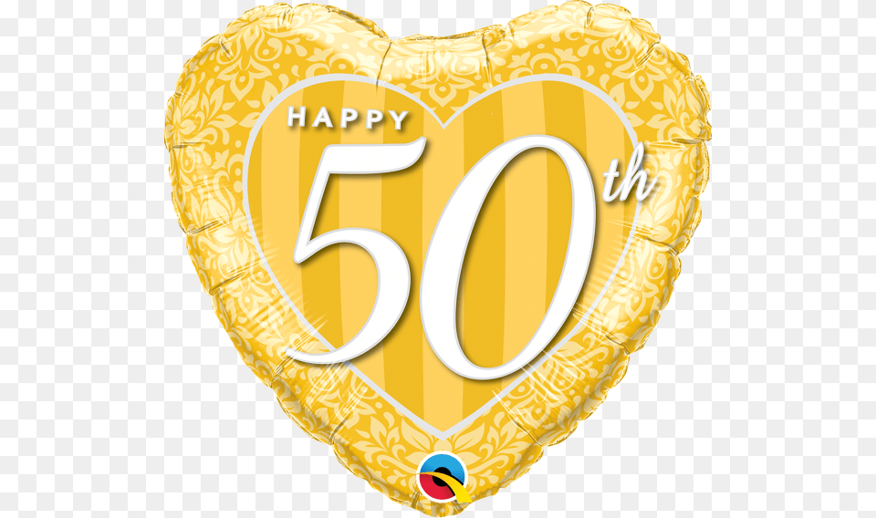 Happy 50th Anniversary 50th Wedding Anniversary, Badge, Logo, Symbol, Gold Free Transparent Png