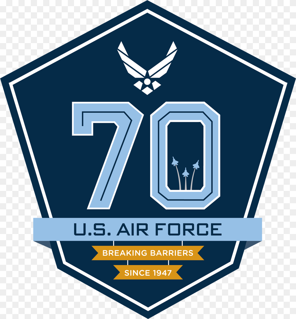 Happy 70th Birthday Us Air Force U003e Hill Base Cyber Resiliency Office For Weapons Systems, Logo, Symbol, Emblem, Scoreboard Free Transparent Png