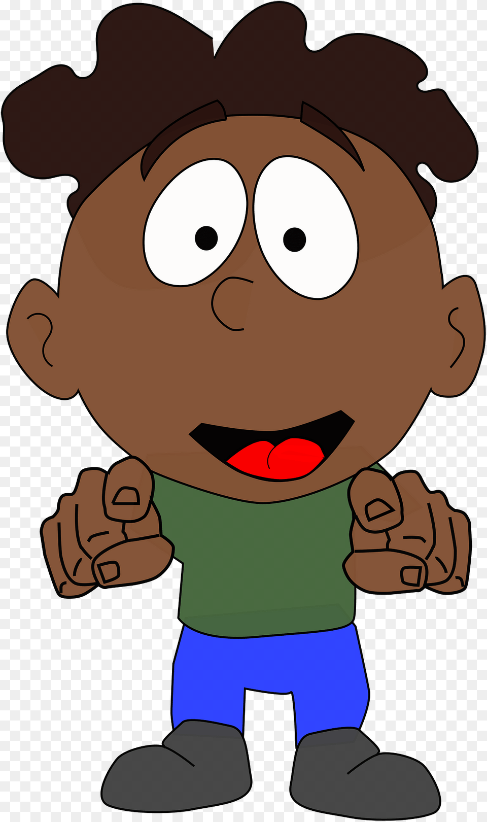 Happy African Man Clipart, Body Part, Finger, Hand, Person Free Png