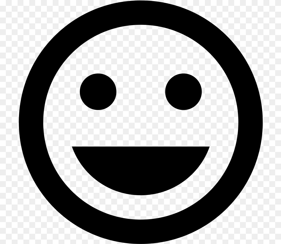 Happy And Sad Face Smiley Icon, Gray Free Png