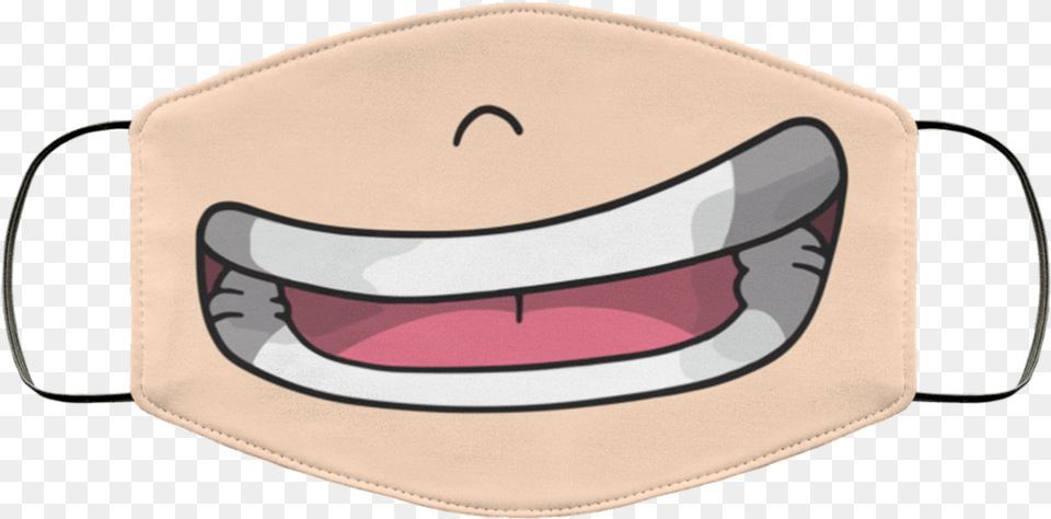 Happy Anime Face Mask Rockatee Anime Face Mask, Accessories, Bag, Clothing, Hat Free Transparent Png