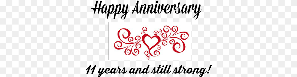 Happy Anniversary 11 Years Today Happy 11th Wedding Anniversary, Art, Floral Design, Graphics, Pattern Free Png Download