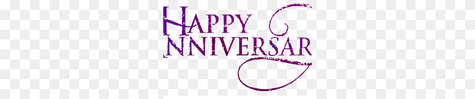Happy Anniversary Background Image, Purple, Text Free Png