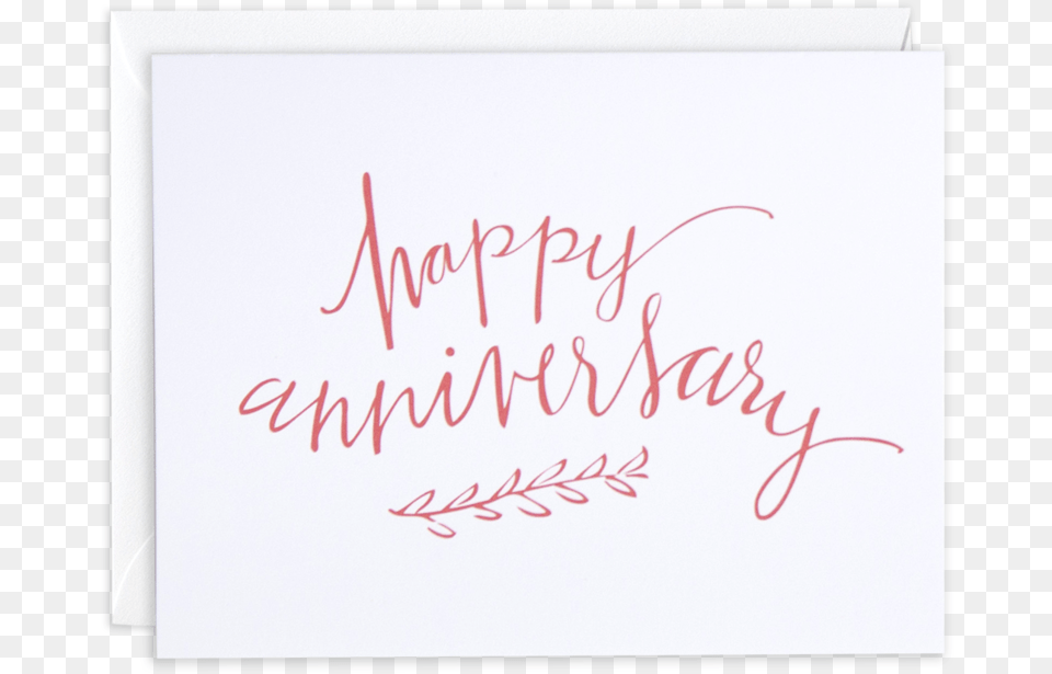 Happy Anniversary Card, Handwriting, Text, White Board Png Image