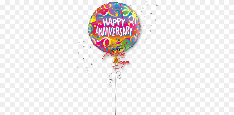 Happy Anniversary Confetti Happy Anniversary, Balloon, Food, Sweets, Candy Free Png