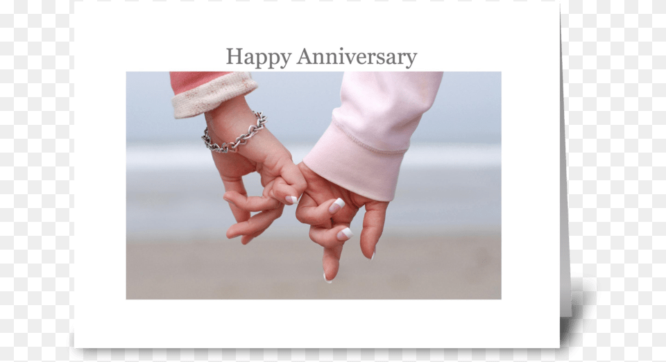 Happy Anniversary Greeting Card Holding Hands, Hand, Person, Body Part, Finger Png Image