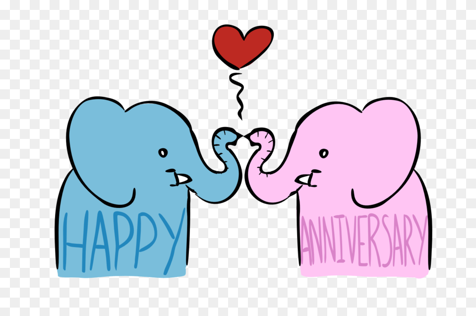 Happy Anniversary Images, Animal, Elephant, Mammal, Wildlife Free Png