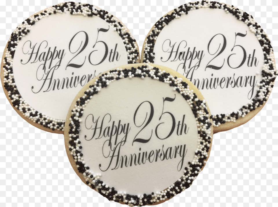 Happy Anniversary Sugar Cookies With Nonpareils Sugar Cookie Free Png