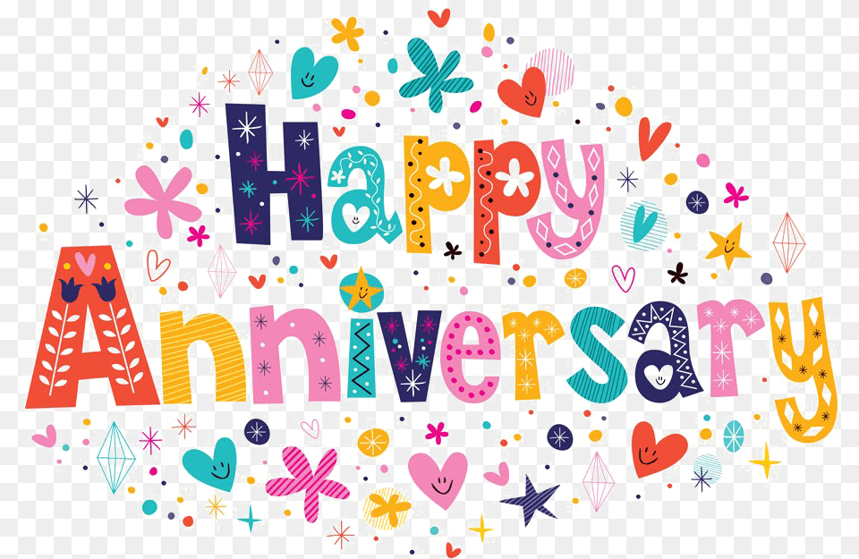 Happy Anniversary Transparent Image Happy Anniversary Transparent Background, Art, Collage, Graphics, Pattern Free Png Download