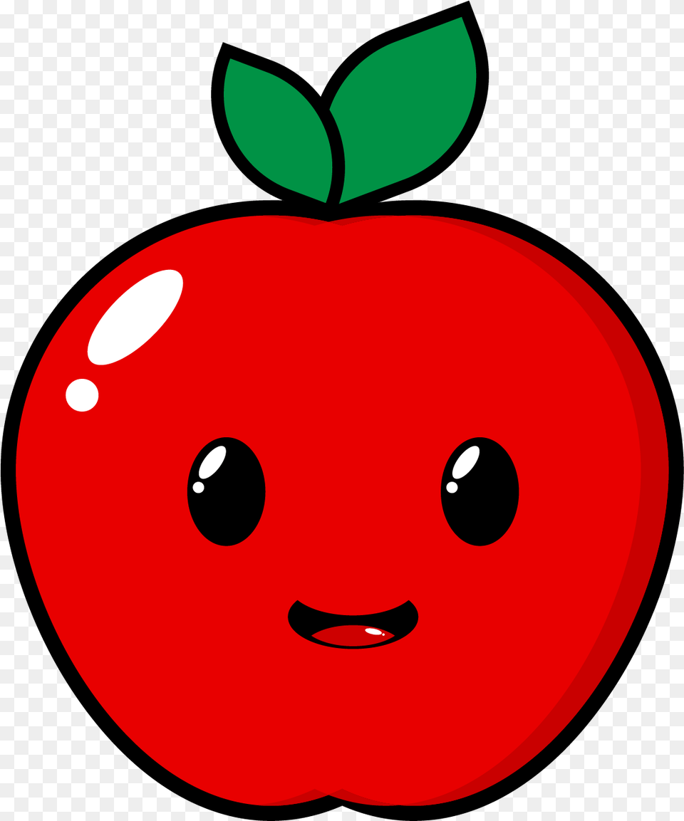 Happy Apple Clip Art Happy Apple Clipart, Food, Fruit, Plant, Produce Free Png Download