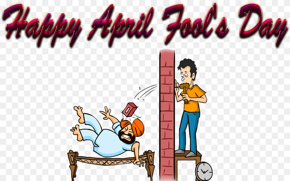 Happy April Fool S Day 1 Avril Fool Day, Book, Comics, Publication, Person Png