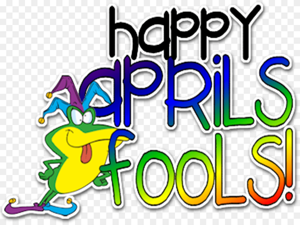 Happy April Fools Clipart, Light, Bulldozer, Machine, Text Free Png Download
