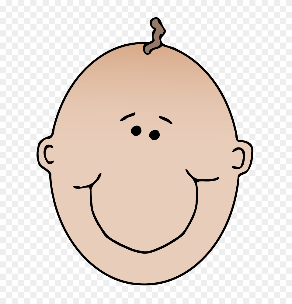 Happy Bald Man Clipart, Food, Produce, Baby, Fruit Free Png