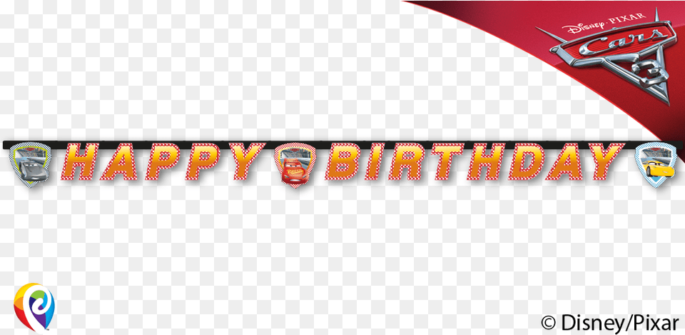 Happy Banner Happy Birthday Banner Disney Cars Free Transparent Png