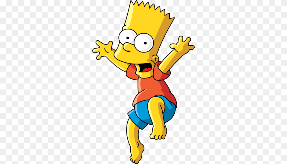 Happy Bart, Cartoon, Dynamite, Weapon Free Png Download