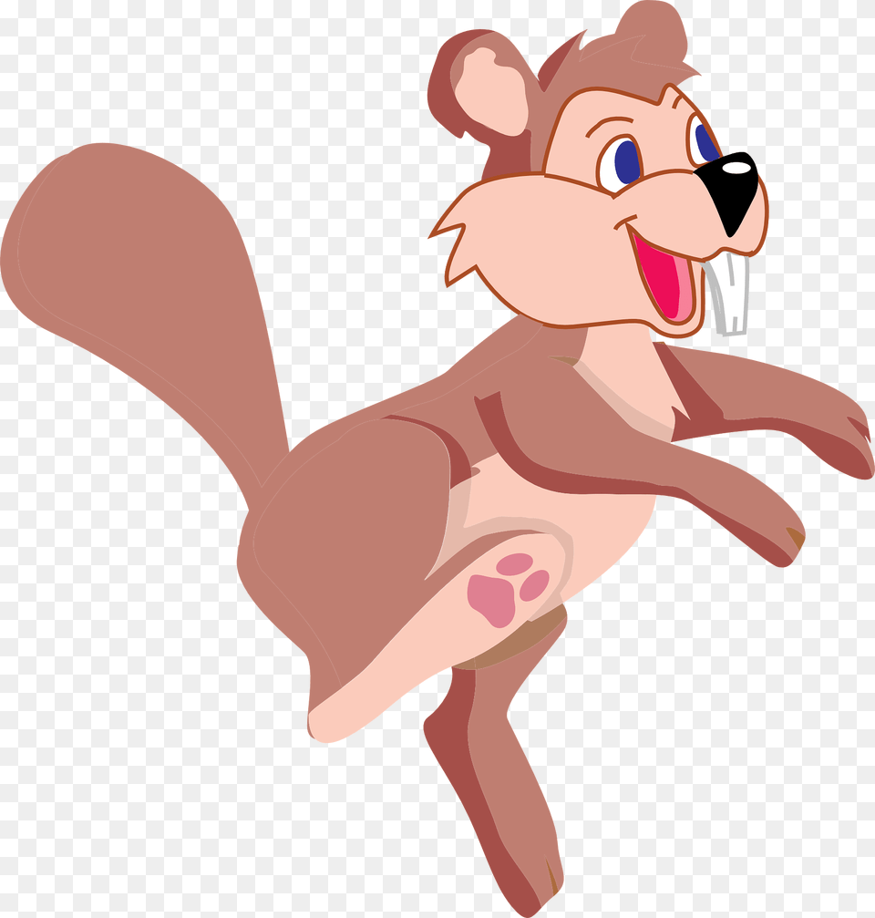 Happy Beaver Clipart, Cartoon, Baby, Person Free Png Download